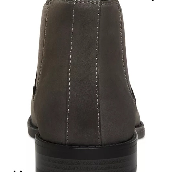 Madden Maxxin Grey Suede Mid High Chelsea Boots Size 10 - Picture 3 of 7